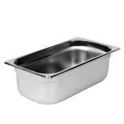 Thunder Group Third Size, 4" Deep, Anti-Jam, Heavy-Duty, Stainless Steel 18-8, 304 Material, True 24 Gauge, Dishwasher Safe, No Microwave, Oven Safe, NSF by Thunder Group (thunder-group-third-size-4-deep-anti-jam-heavy-duty-stainless-steel-18-8-304-material-true-24-gauge-dishwasher-safe-no-microwave-oven-safe-nsf)