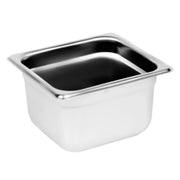 Thunder Group Sixth Size, 4" Deep, Anti-Jam, Heavy-Duty, Stainless Steel 18-8, 304 Material, True 24 Gauge, Dishwasher Safe, No Microwave, Oven Safe, NSF by Thunder Group (thunder-group-sixth-size-4-deep-anti-jam-heavy-duty-stainless-steel-18-8-304-material-true-24-gauge-dishwasher-safe-no-microwave-oven-safe-nsf)