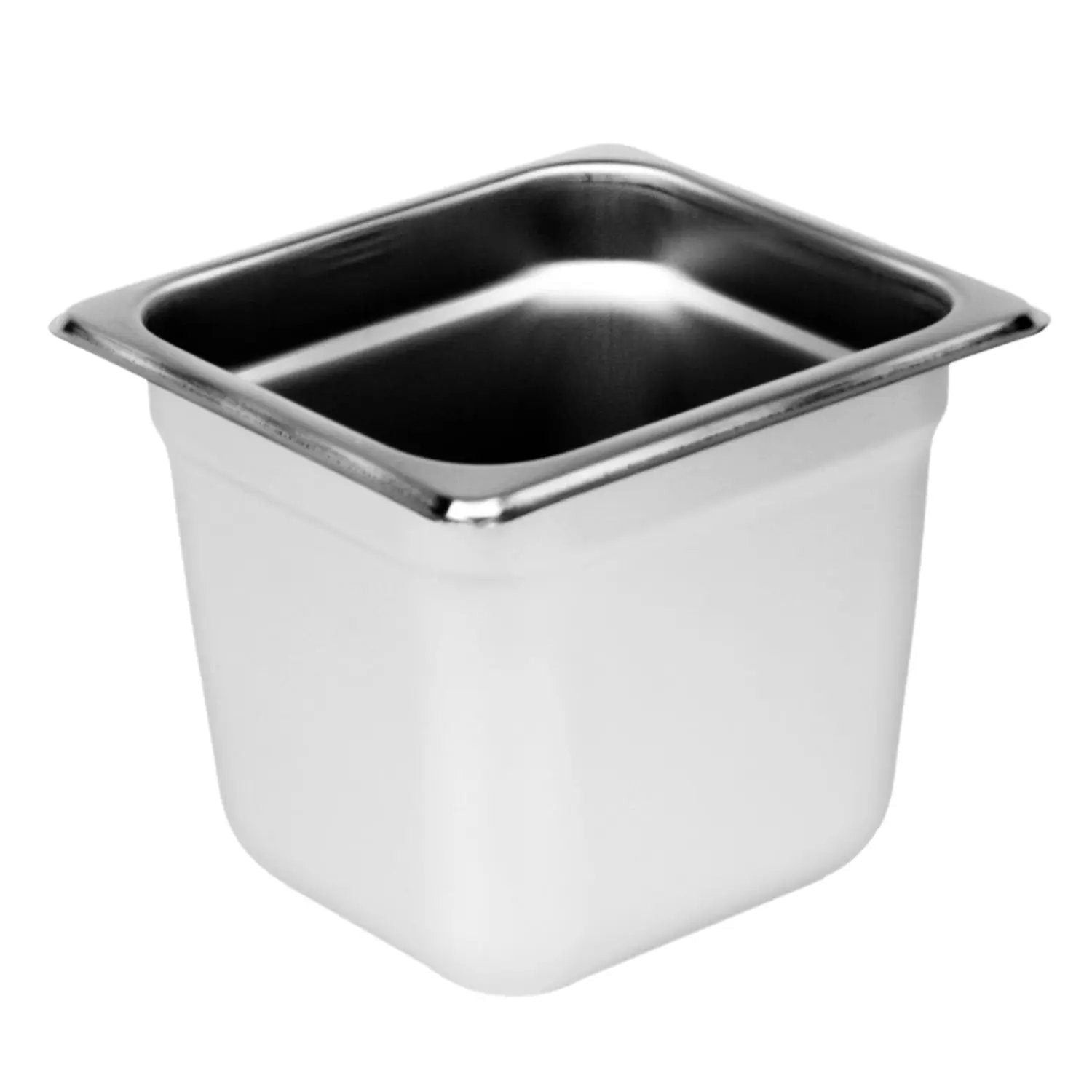 Thunder Group Sixth Size, 6" Deep, Anti-Jam, Heavy-Duty, Stainless Steel 18-8, 304 Material, True 24 Gauge, Dishwasher Safe, No Microwave, Oven Safe, NSF by Thunder Group (thunder-group-sixth-size-6-deep-anti-jam-heavy-duty-stainless-steel-18-8-304-material-true-24-gauge-dishwasher-safe-no-microwave-oven-safe-nsf)