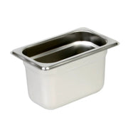 Thunder Group Ninth Size, 4" Deep, Anti-Jam, Heavy-Duty, Stainless Steel 18-8, 304 Material, True 24 Gauge, Dishwasher Safe, No Microwave, Oven Safe, NSF by Thunder Group (thunder-group-ninth-size-4-deep-anti-jam-heavy-duty-stainless-steel-18-8-304-material-true-24-gauge-dishwasher-safe-no-microwave-oven-safe-nsf)