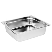 Thunder Group Two-Thirds Size, 4" Deep, Anti-Jam, Heavy-Duty, Stainless Steel 18-8, 304 Material, True 24 Gauge, Dishwasher Safe, No Microwave, Oven Safe, NSF by Thunder Group (thunder-group-two-thirds-size-4-deep-anti-jam-heavy-duty-stainless-steel-18-8-304-material-true-24-gauge-dishwasher-safe-no-microwave-oven-safe-nsf)