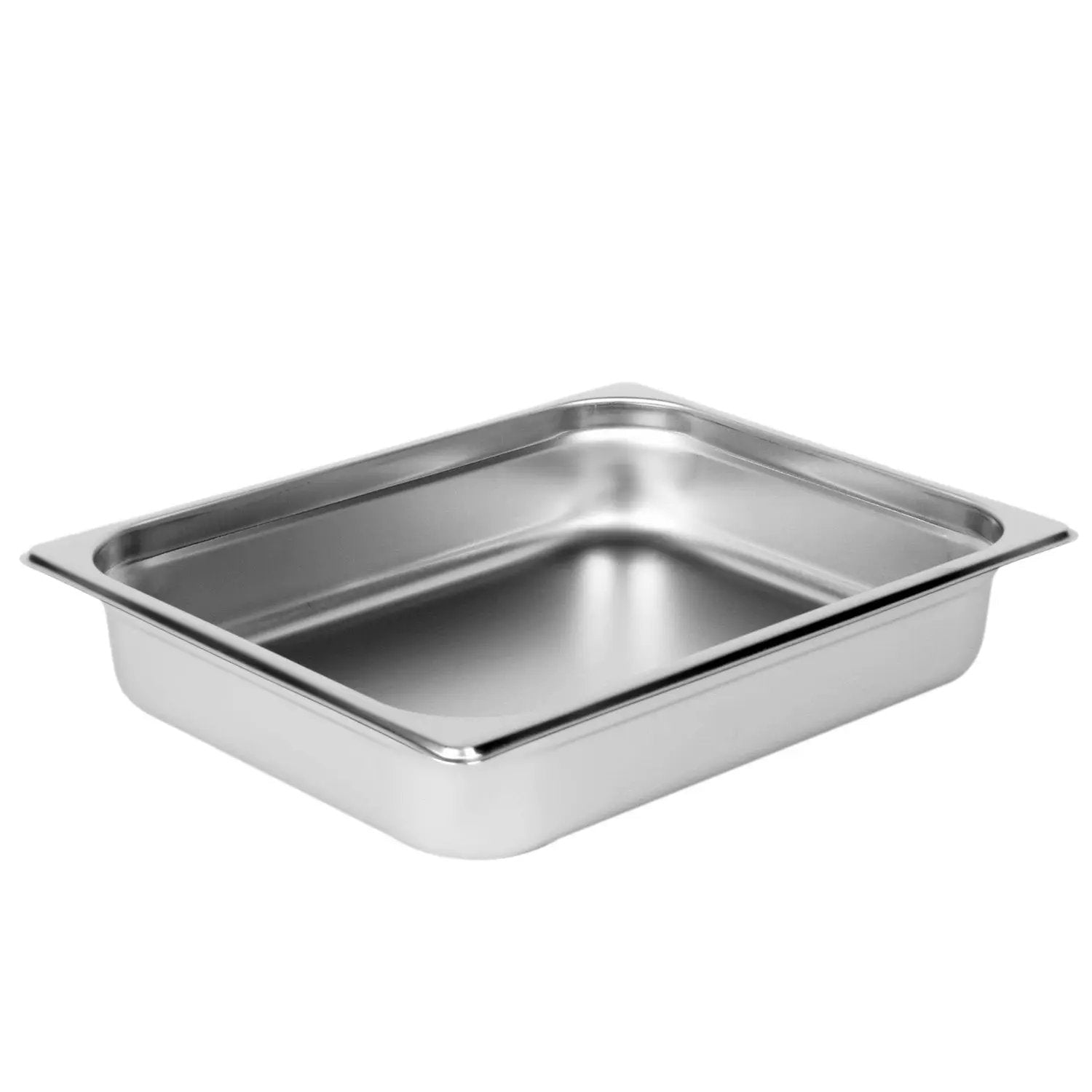 Thunder Group Half Size, 2-1/2" Deep, Anti-Jam, Heavy-Duty , Stainless Steel 18-8, 304 Material, True 25 Gauge, Dishwasher Safe, No Microwave, Oven Safe, NSF by Thunder Group (thunder-group-half-size-2-1-2-deep-anti-jam-heavy-duty-stainless-steel-18-8-304-material-true-25-gauge-dishwasher-safe-no-microwave-oven-safe-nsf)