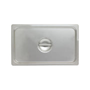 Thunder Group Solid Cover for Full Size Steam Pans, Stainless Steel 18-8, 304 Material, True 24 Gauge, Dishwasher Safe, No Microwave, Oven Safe, NSF by Thunder Group (thunder-group-solid-cover-for-full-size-steam-pans-stainless-steel-18-8-304-material-true-24-gauge-dishwasher-safe-no-microwave-oven-safe-nsf)