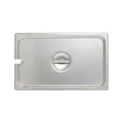 Thunder Group Slotted Cover for Full Size Steam Pans, Stainless Steel 18-8, 304 Material, True 24 Gauge, Dishwasher Safe, No Microwave, Oven Safe, NSF by Thunder Group (thunder-group-slotted-cover-for-full-size-steam-pans-stainless-steel-18-8-304-material-true-24-gauge-dishwasher-safe-no-microwave-oven-safe-nsf)