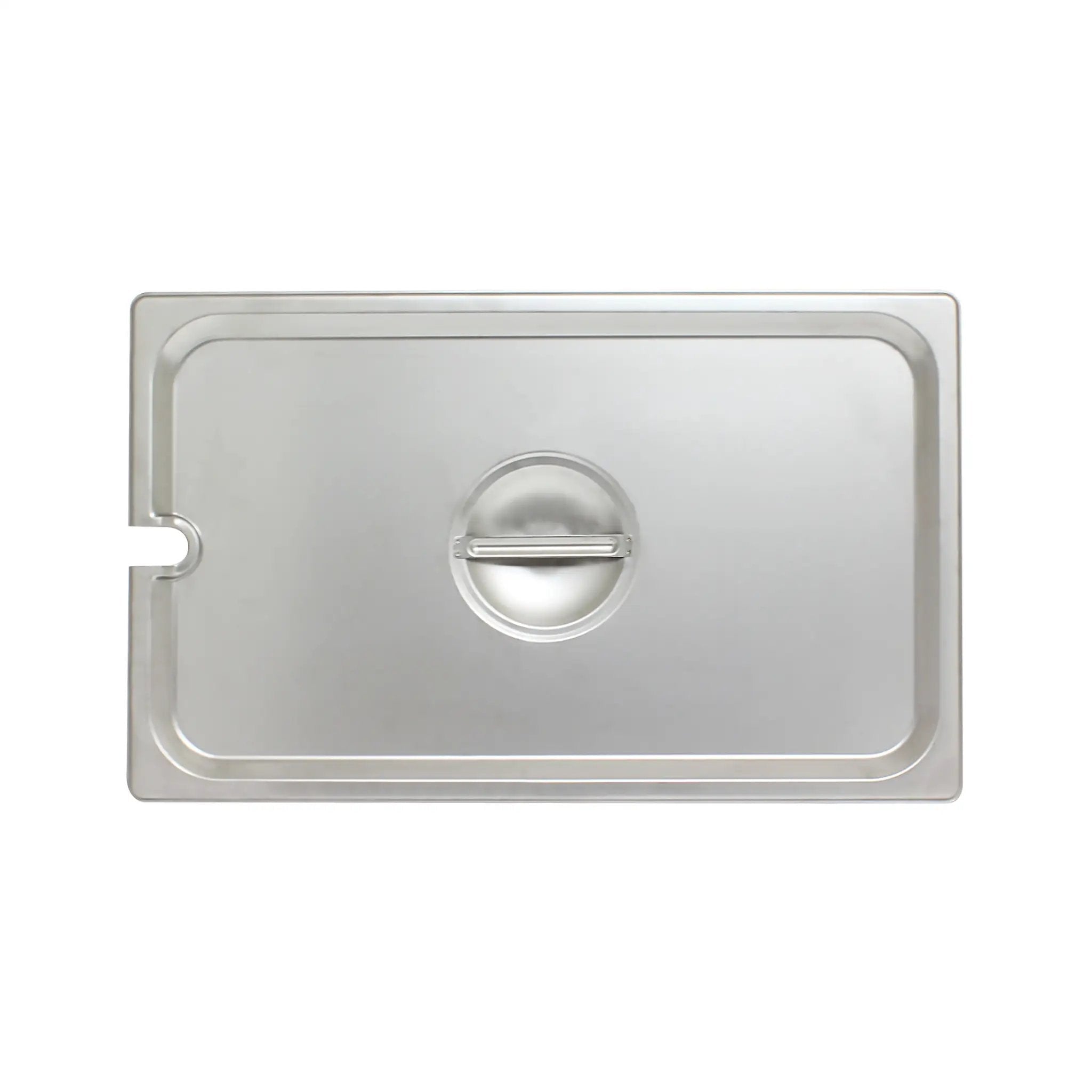 Thunder Group Slotted Cover for Full Size Steam Pans, Stainless Steel 18-8, 304 Material, True 24 Gauge, Dishwasher Safe, No Microwave, Oven Safe, NSF by Thunder Group (thunder-group-slotted-cover-for-full-size-steam-pans-stainless-steel-18-8-304-material-true-24-gauge-dishwasher-safe-no-microwave-oven-safe-nsf)