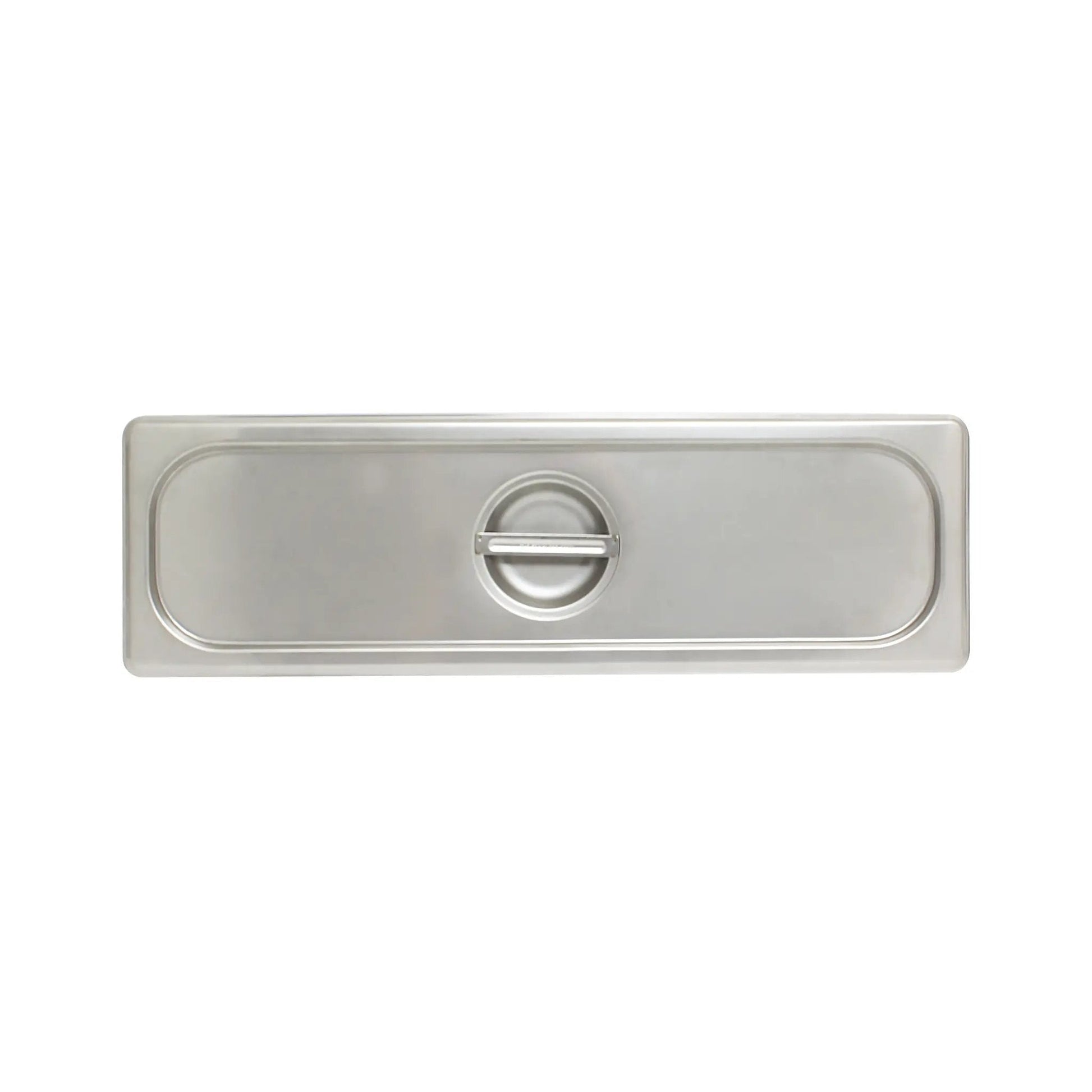 Thunder Group Solid Cover for Half Size Long Steam Pans, Stainless Steel 18-8, 304 Material, True 24 Gauge, Dishwasher Safe, No Microwave, Oven Safe, NSF by Thunder Group (thunder-group-solid-cover-for-half-size-long-steam-pans-stainless-steel-18-8-304-material-true-24-gauge-dishwasher-safe-no-microwave-oven-safe-nsf)