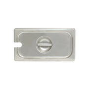 Thunder Group Slotted Cover for Third Size Steam Pans, Stainless Steel 18-8, 304 Material, True 24 Gauge, Dishwasher Safe, No Microwave, Oven Safe, NSF by Thunder Group (thunder-group-slotted-cover-for-third-size-steam-pans-stainless-steel-18-8-304-material-true-24-gauge-dishwasher-safe-no-microwave-oven-safe-nsf)