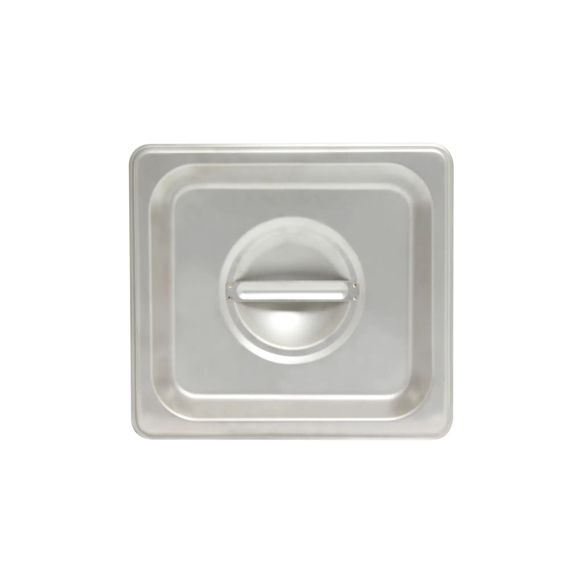Thunder Group Solid Cover for Sixth Size Steam Pans, Stainless Steel 18-8, 304 Material, True 24 Gauge, Dishwasher Safe, No Microwave, Oven Safe, NSF by Thunder Group (thunder-group-solid-cover-for-sixth-size-steam-pans-stainless-steel-18-8-304-material-true-24-gauge-dishwasher-safe-no-microwave-oven-safe-nsf)