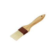 Thunder Group 1-1/2" Flat Head, 8-3/8" x 1-3/8" x 1/2" Sterilized and Bleached Boar Bristle Pastry Brush Bounded by Brown Plastic Ferrule, Boar Bristles with Wooden Handle by Thunder Group (thunder-group-1-1-2-flat-head-8-3-8-x-1-3-8-x-1-2-sterilized-and-bleached-boar-bristle-pastry-brush-bounded-by-brown-plastic-ferrule-boar-bristles-with-wooden-handle)