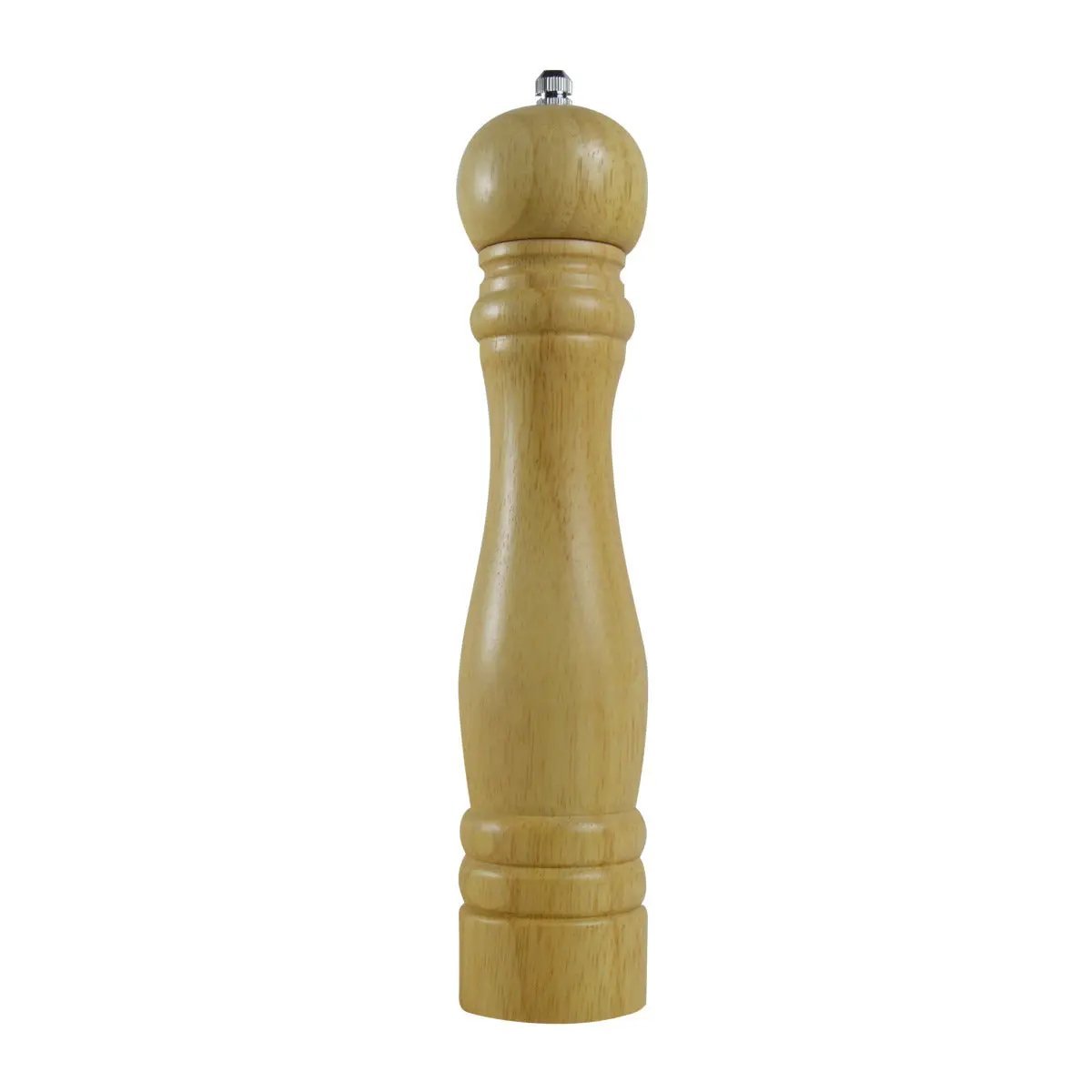 Thunder Group 10"H Rubberwood Pepper Mill by Thunder Group (thunder-group-10h-rubberwood-pepper-mill)