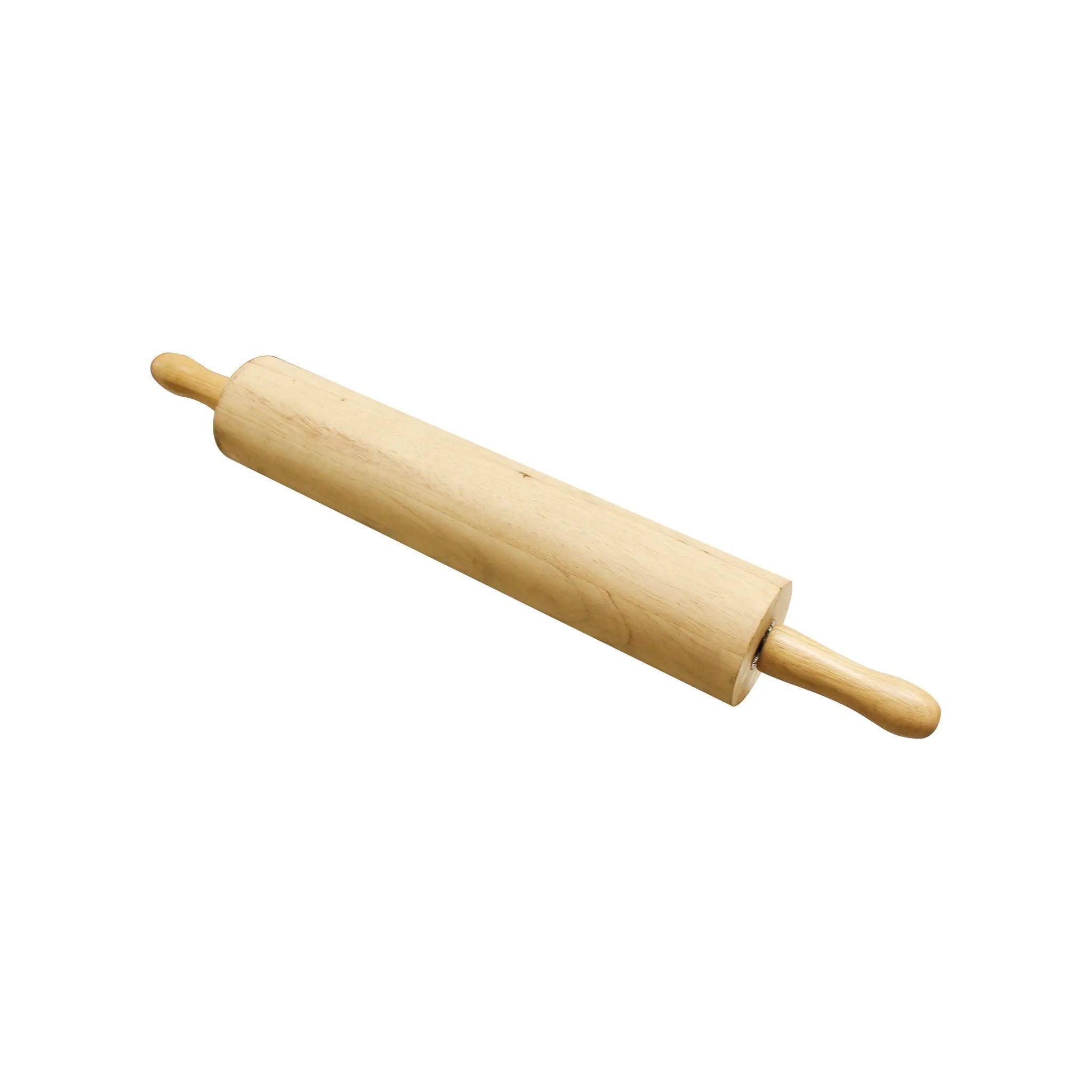 Thunder Group 18" Overall Length with 3-1/4" Diameter Wooden Rolling Pin by Thunder Group (thunder-group-18-overall-length-with-3-1-4-diameter-wooden-rolling-pin)
