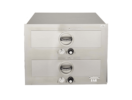 Toastmaster built-in dual drawer warmer