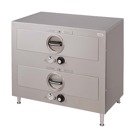 Toastmaster 3B84DT09 freestanding dual drawer warmer