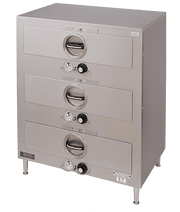 Toastmaster 3C84DT09 freestanding triple drawer warmer