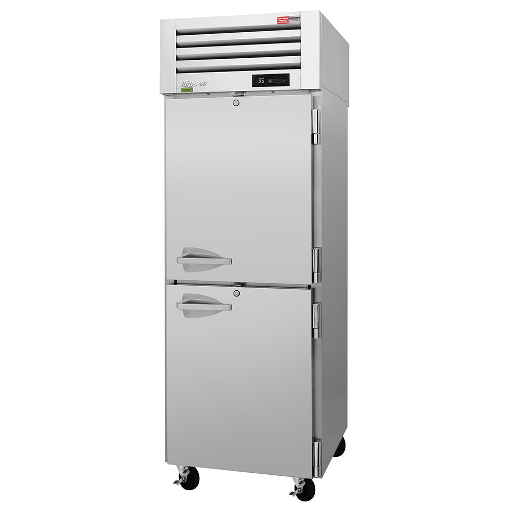 Turbo Air PRO - 26 - 2R - PT - N: 28 3/4" Pass - Thru Refrigerator with Solid Right - Hinge Doors