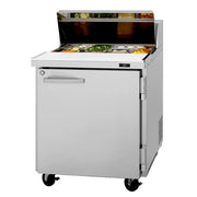 Turbo Air PST-28-N 27 1/2" PRO Series Sandwich/Salad Prep Table w/ Refrigerated Base, 115v by Turbo Air (turbo-air-pst-28-n-27-1-2-pro-series-sandwich-salad-prep-table-w-refrigerated-base-115v)