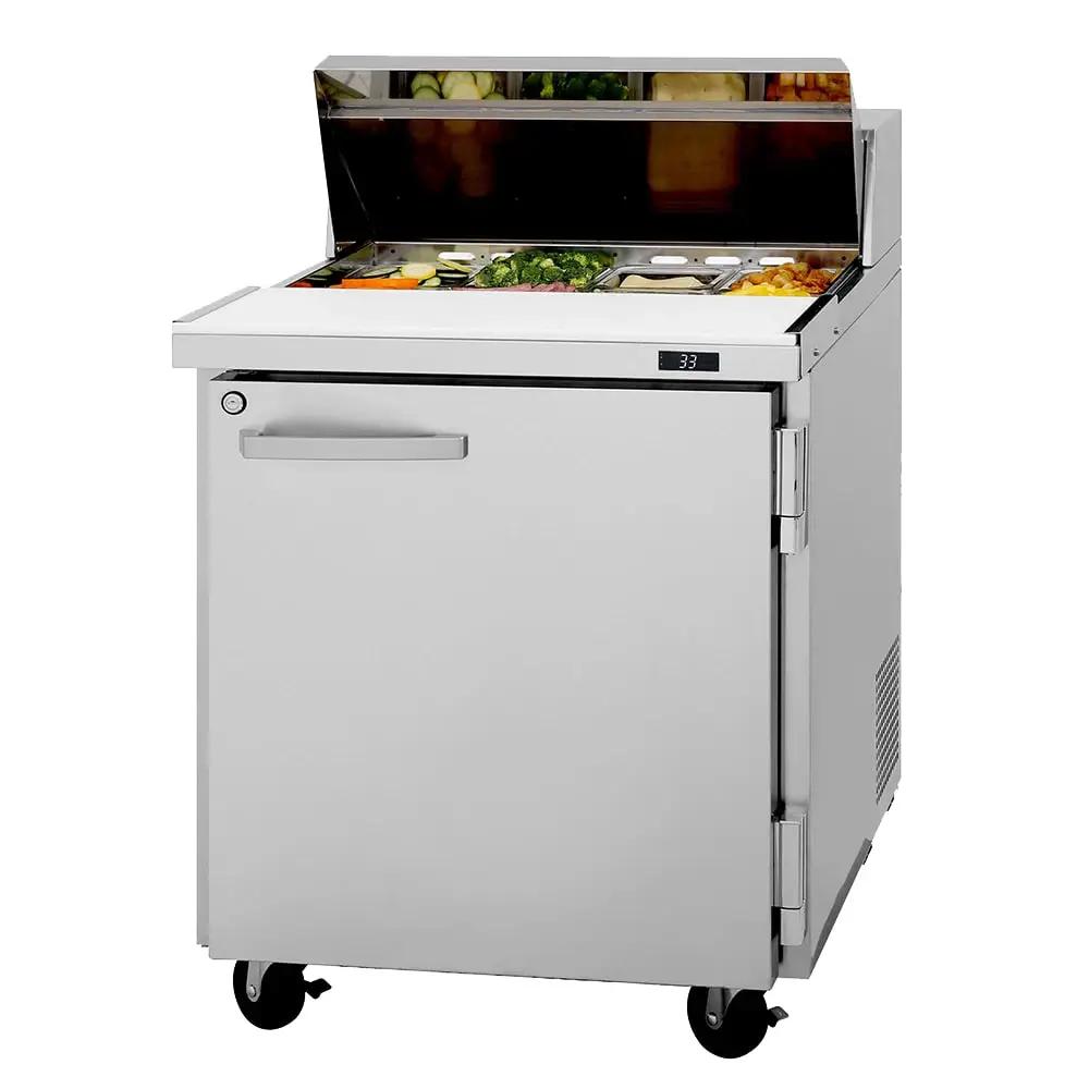 Turbo Air PST-28-N 27 1/2" PRO Series Sandwich/Salad Prep Table w/ Refrigerated Base, 115v by Turbo Air (turbo-air-pst-28-n-27-1-2-pro-series-sandwich-salad-prep-table-w-refrigerated-base-115v)