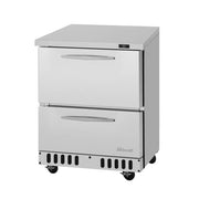 Turbo Air PUR-28-D2-FB-N 27.5" Undercounter Refrigerator - 1 Section, 2 Drawers, 115V