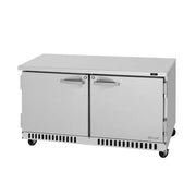 Turbo Air PUR-60-FB-N 60" Undercounter Refrigerator: Dual-Section, Stainless Steel, Eco-Friendly Cooling