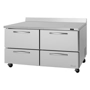 Turbo Air PWF - 60 - D4 - N: 60" Commercial Worktop Freezer with 4 Drawers