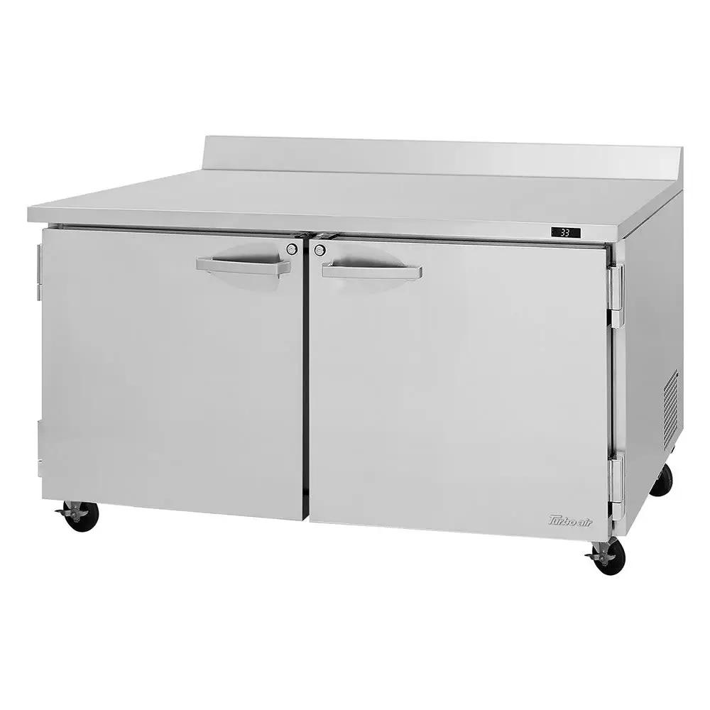 Turbo Air PWR-60-N: 60" 2-Section Worktop Refrigerator (115v)