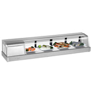 Turbo Air SAK - 60R - N 60" Commercial Sushi Display Case - Right Compressor, 115v