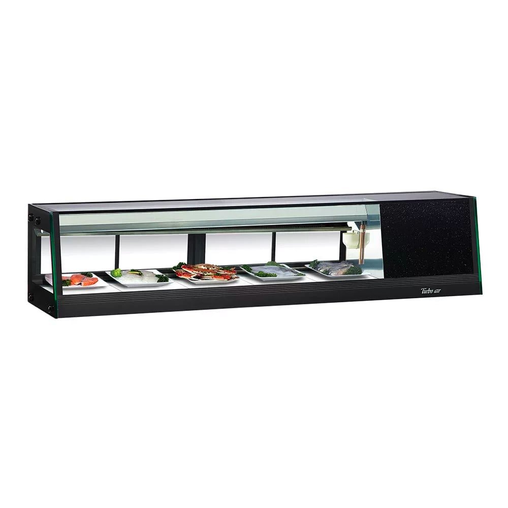 Turbo Air SAS - 70R - N 71" Commercial Sushi Display Case - Right Compressor, 115V