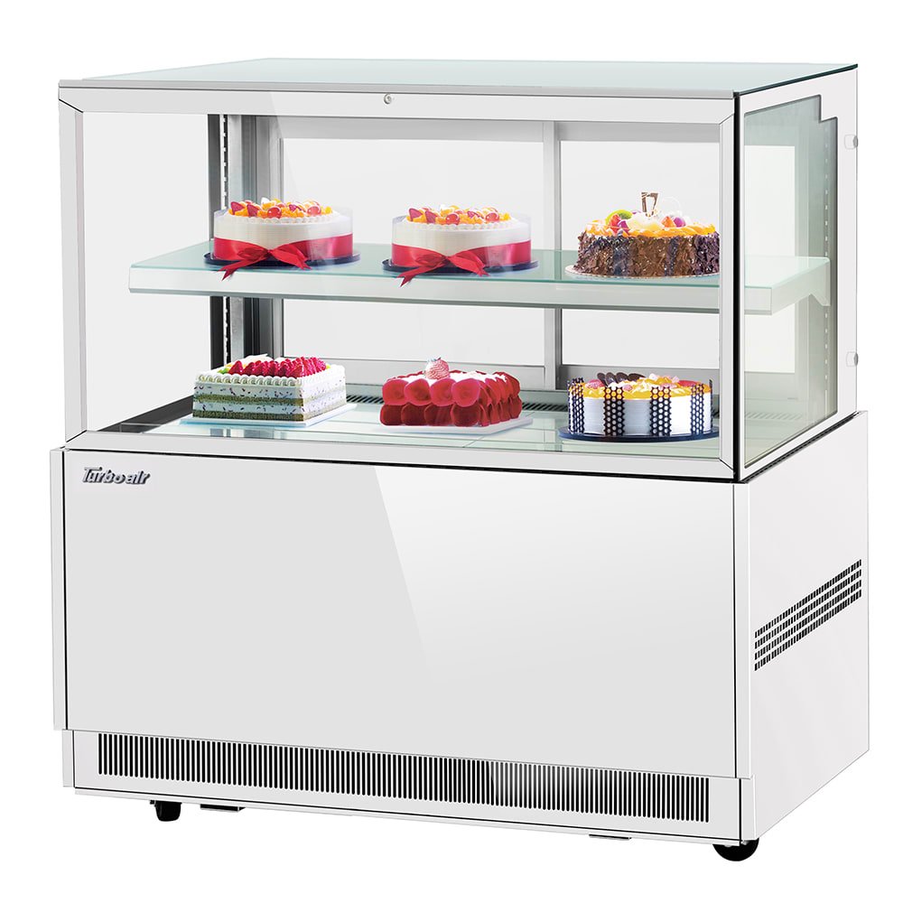 Turbo Air TBP48 - 46FN - W 47" Refrigerated Bakery Display Case - 2 Levels