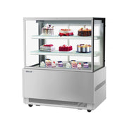 Turbo Air TBP48 - 54FN - S 47 1/2" Full - Service Bakery Display Case with Straight Glass - 3 Levels, 115v