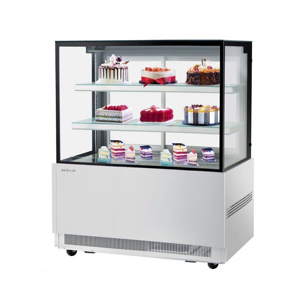 Turbo Air TBP48 - 54NN - S: 47 1/4" Full - Service Bakery Display Case with Straight Glass