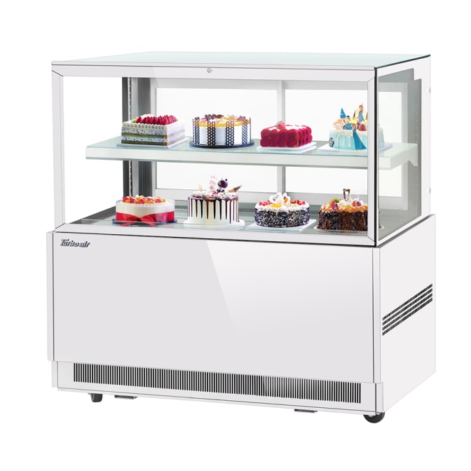 Turbo Air TBP60 - 46FN - W: 59" Full Service Refrigerated Bakery Display Case