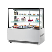 Turbo Air TBP60 - 54NN - S: 59" Full - Service Bakery Display Case with Straight Glass and LED Lighting