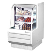 Turbo Air TCDD - 36H - W - N 36.5" Curved Glass Full - Service Deli Display Case - 3 Levels, 115V