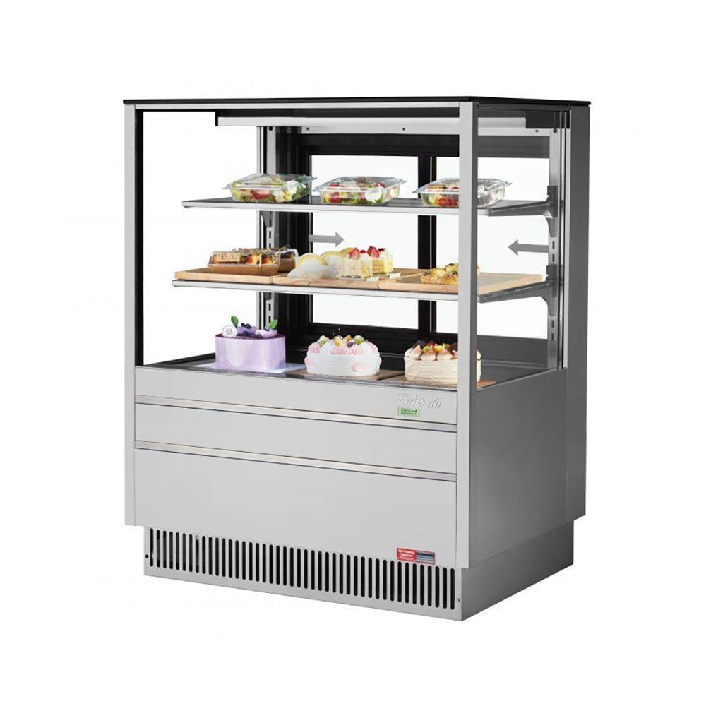 Turbo Air TCGB - 36UF - S - N 36" Full - Service Bakery Display Case with Straight Glass