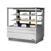 Turbo Air TCGB - 48UF - S - N 48" Full - Service Bakery Display Case - Straight Glass, (3) Levels, 115V
