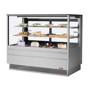 Turbo Air TCGB - 60UF - S - N: 60.5" Full - Service Refrigerated Bakery Display Case with Straight Glass