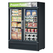 Turbo Air TGF - 47SD - N 51" Display Freezer with Swing Doors - Black, 115v