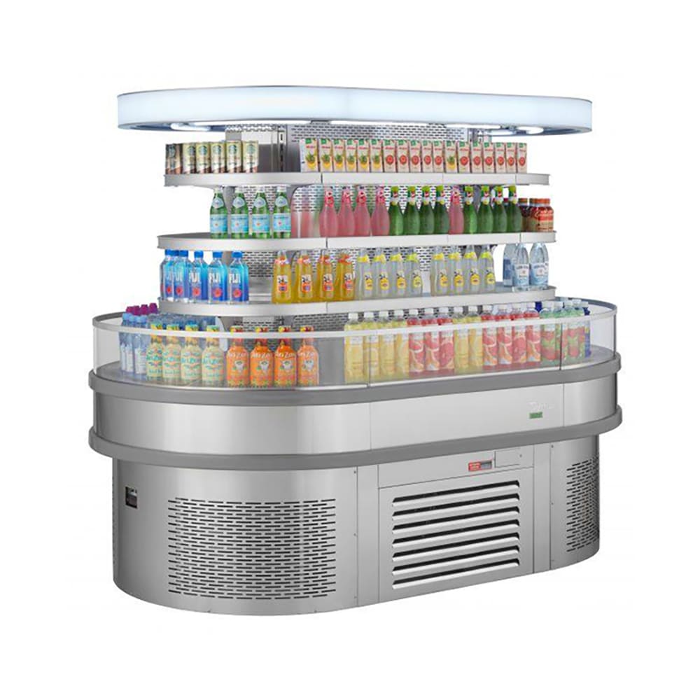 Turbo Air TIOM - 36RSRS - N 48" Vertical Island Open Air Merchandiser - 220v