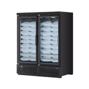 Turbo Air TJMI - 55SDB - N 65" Glass Door Ice Merchandiser - Bottom Mount