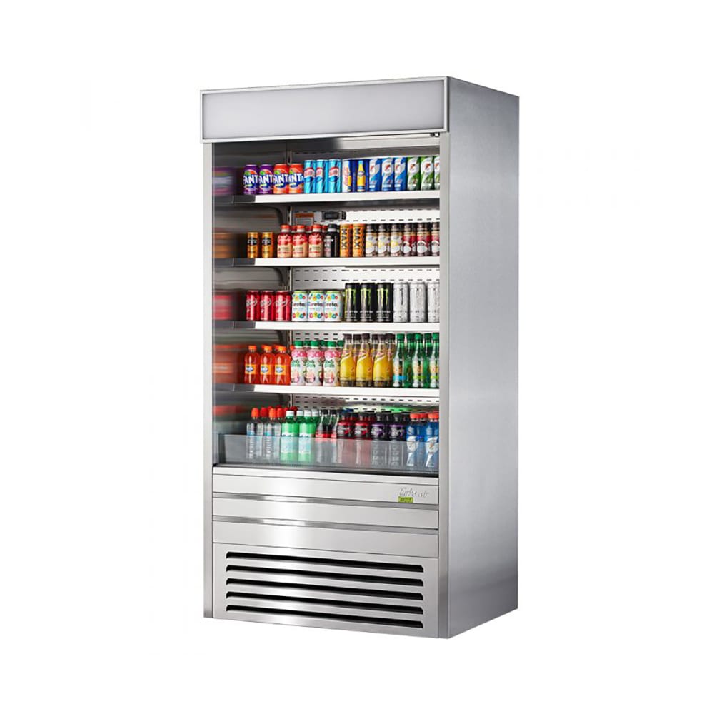 Turbo Air TOM - 36ES - N 36" Vertical Open Air Cooler - 16.5 cu. ft.