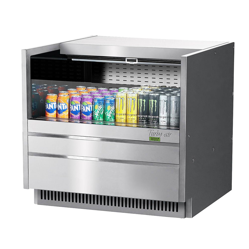 Turbo Air TOM - 36UC - S - N: 36" Drop - In Open Air Cooler - 115V