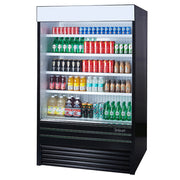 Turbo Air TOM - 48EB - N 48" Vertical Open Air Display Cooler - 115V