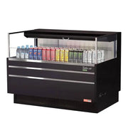 Turbo Air TOM - 48L - UF - B - 1S - N 46 3/4" Horizontal Open Air Merchandiser