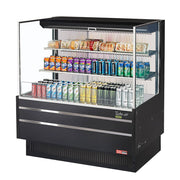 Turbo Air TOM - 48L - UF - B - 3S - N: 46.75" Horizontal Open - Air Merchandiser - 115V