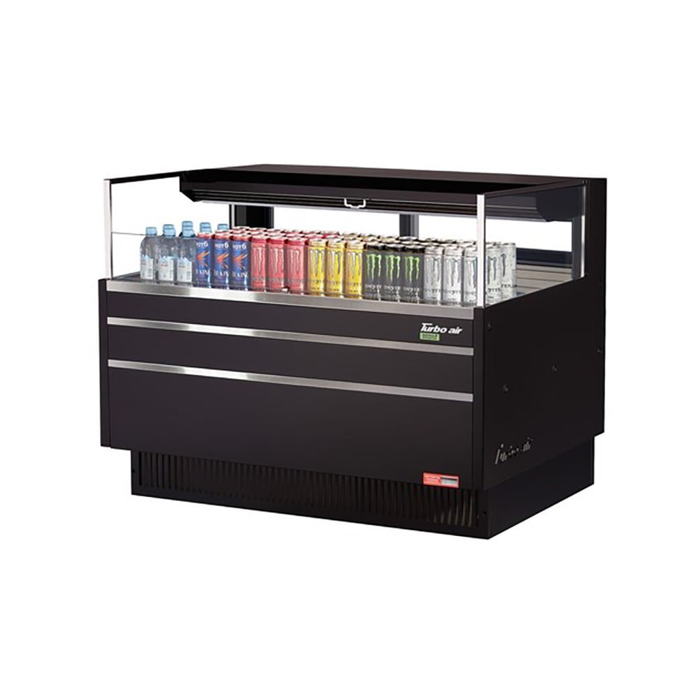 Turbo Air TOM - 48L - UFD - B - 1S - N 46" Horizontal Open Air Display Cooler