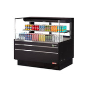 Turbo Air TOM - 48L - UFD - B - 2S - N 46.75" Horizontal Open Air Cooler with Two Levels