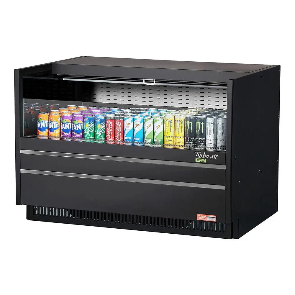 Turbo Air TOM - 48UC - B - N 48" Horizontal Open Air Display Cooler - 115V
