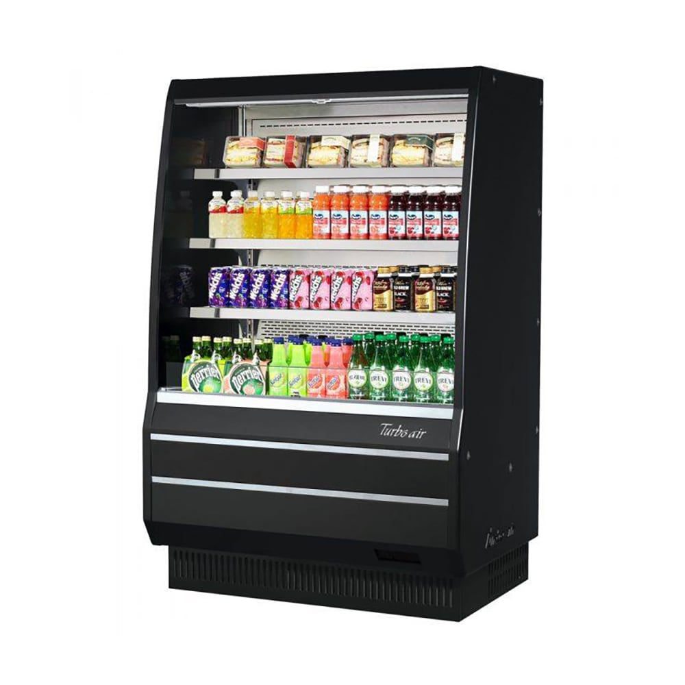Turbo Air TOM - 50MB - SP - N 50 7/8" Vertical Open Display Refrigerator - 115V
