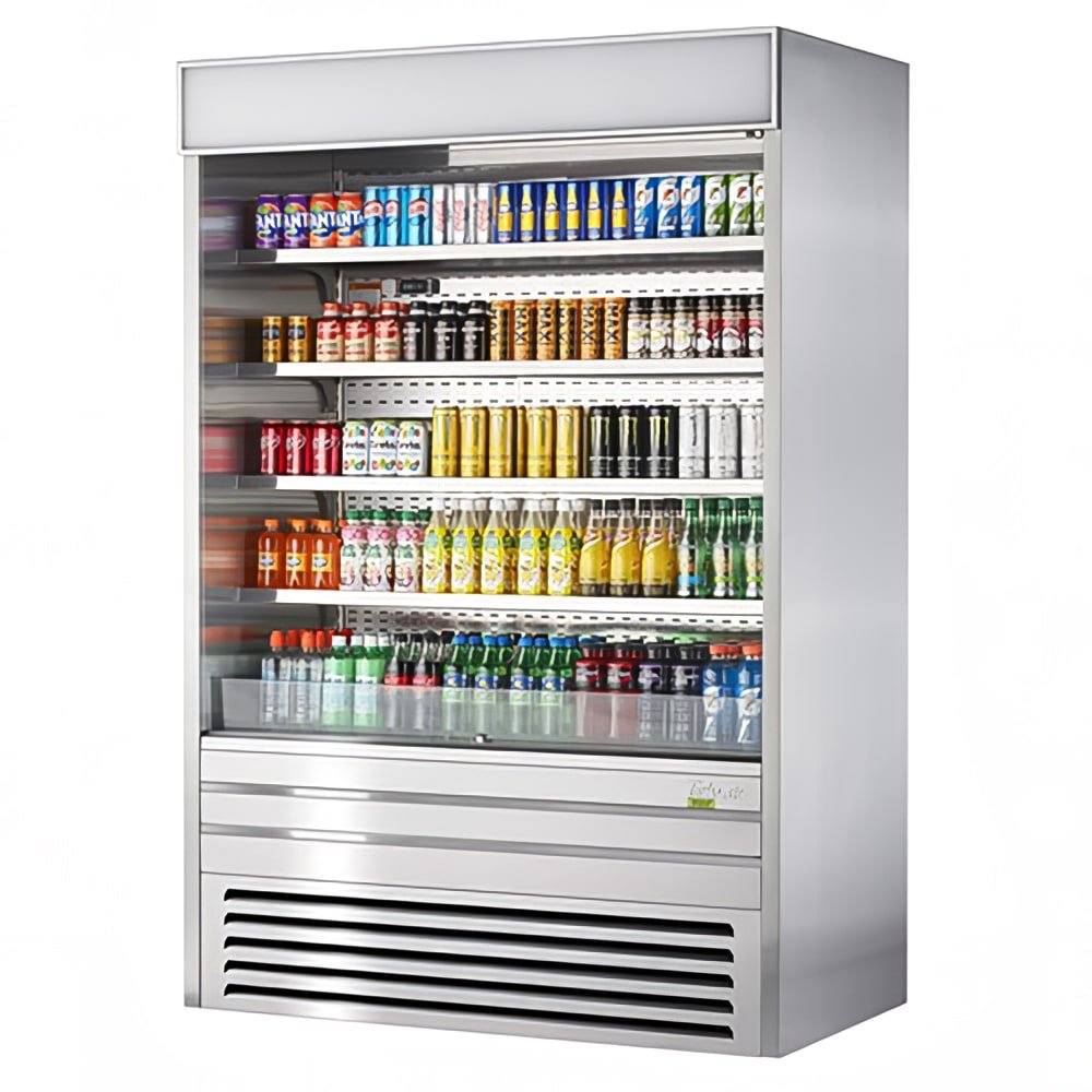 Turbo Air TOM - 60ES - N 60" Commercial Vertical Open Air Merchandiser Refrigerator (115V)