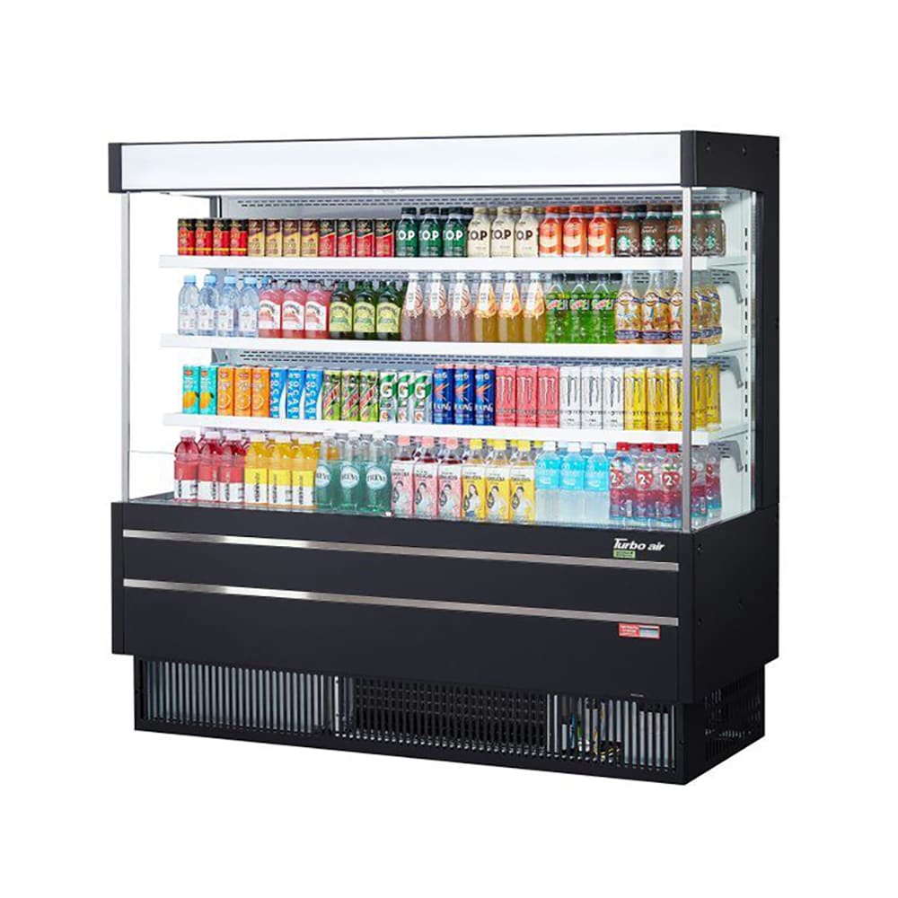 Turbo Air TOM - 60MSEB - N 64" Vertical Open Display Merchandiser - 115v